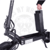 trottinette électrique avec batterie amovible