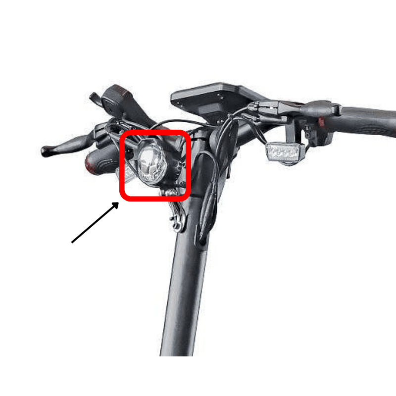 Lumière avant pour Kaabo Mantis X